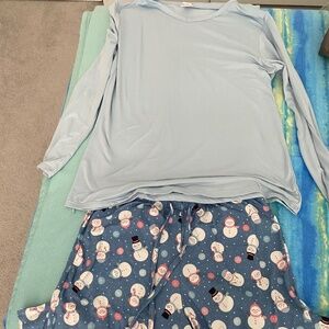 Winter Snowmen Pajama Set